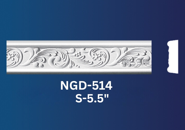 Ceiling Strip Gypsum Design and Model: NGD-514