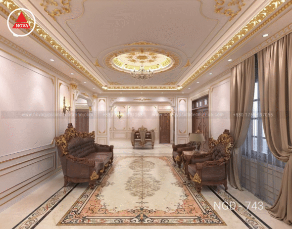 Gypsum-Ceiling-Decoration-and-Model-NGD-743