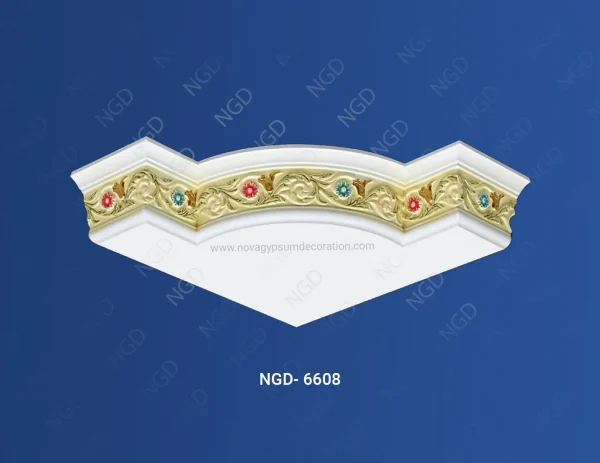 Antique-Color-Paint-Cornice-Corner-Gypsum-Design-And-Model-NGD-6608
