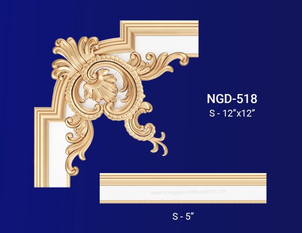 Ceiling-Strip-Gypsum-Design-And-Model-NGD-518