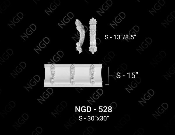 Ceiling-Strip-Gypsum-Design-and-Model-NGD-528