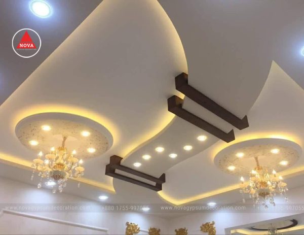 Gypsum Board Ceiling Design And Model NGD-1354