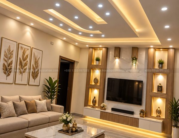 Gypsum Board Ceiling Design NGD-1361