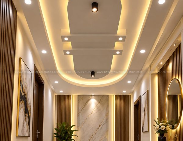 Gypsum Board Ceiling Design NGD-1369
