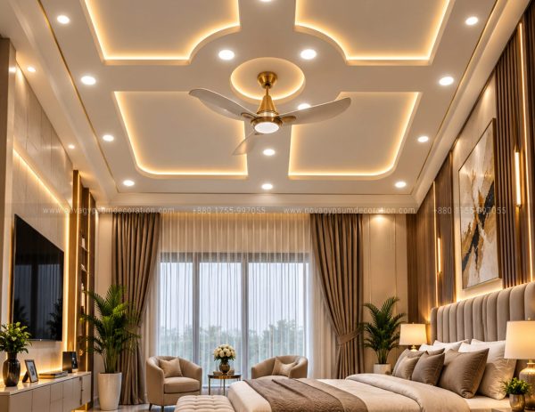 Gypsum Board Ceiling Design NGD-1370