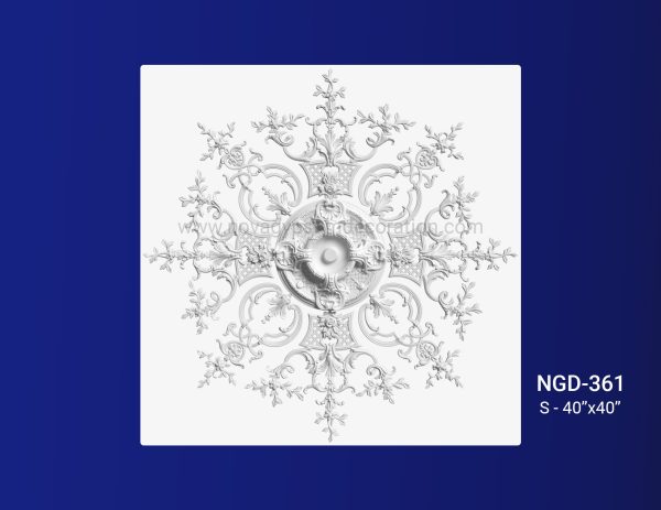 Gypsum-Plaster-Ceiling-Rose-Design-and-Model-NGD-361