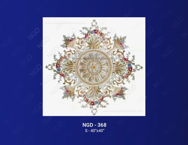 Gypsum-Plaster-Ceiling-Rose-Design-and-Model-NGD-366