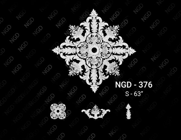 Gypsum-Plaster-Ceiling-Rose-Design-and-Model-NGD-376