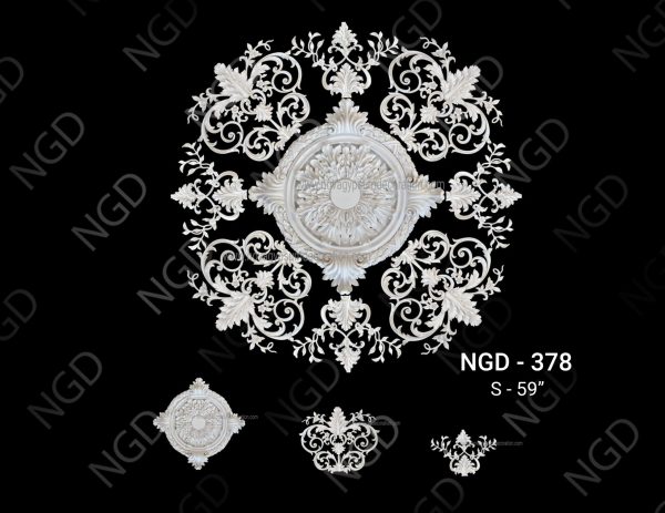 Gypsum-Plaster-Ceiling-Rose-Design-and-Model-NGD-378