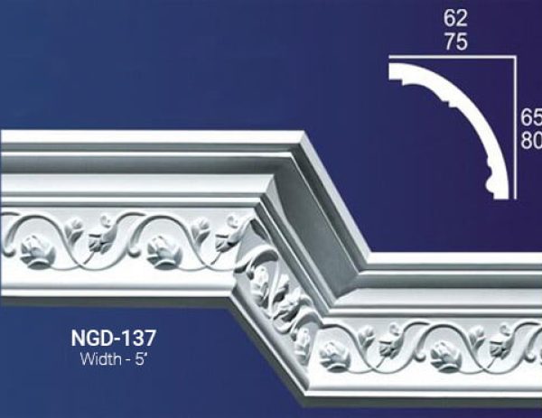 Gypsum Plaster Cornis Strip Design And Model NGD – 137