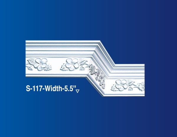 Gypsum Plaster Cornis Strip Design and Model NGD - 117