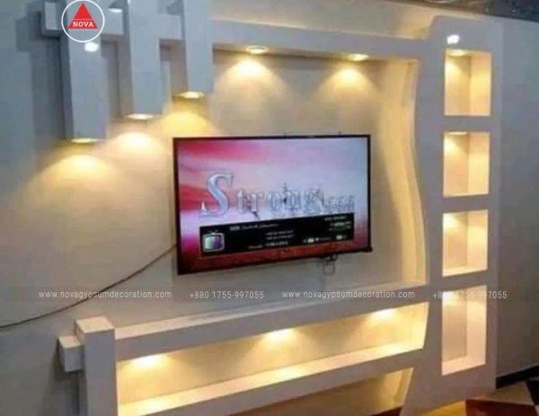 Gypsum-TV-Cabinet-Design-And-Model-NGD-22