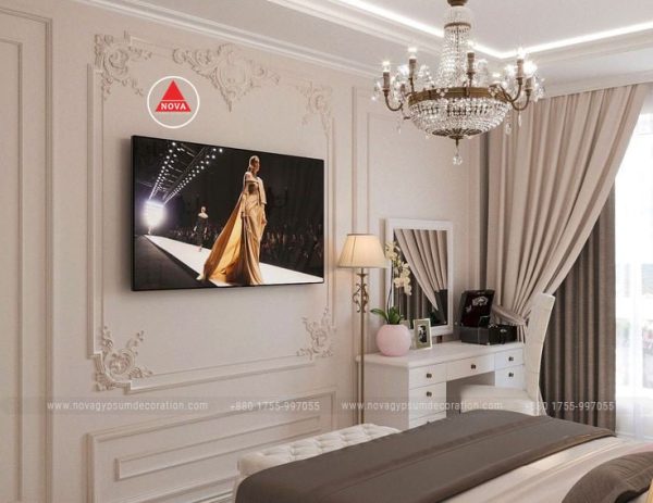 Gypsum-TV-Cabinet-Design-And-Model-NGD-31