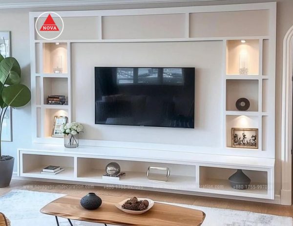 Gypsum-TV-Cabinet-Design-And-Model-NGD-38