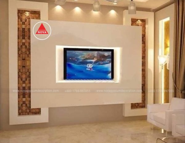 Gypsum-TV-Cabinet-Design-And-Model-NGD-39